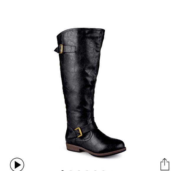 Journee Extra Wide Calf Riding Boot - Picture 1 of 4